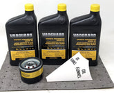 Briggs & Stratton front packaging showing kit contents and warranty compliance
