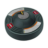 Briggs & Stratton front view of dome surface cleaner shows compact design and fast coverage