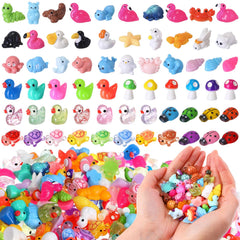 BrightRow front display pile showing many tiny animals and instant craft readiness