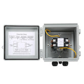 briidea front panel in waterproof box showing labeled terminals and easy wiring