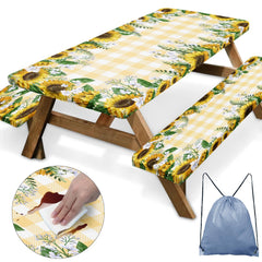 Britown front packaging showing yellow 3-piece cover set and storage bag for easy transport