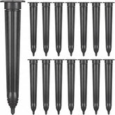Briwooody front view of 15-pack stakes showing durable UV-protected ABS and pack benefit