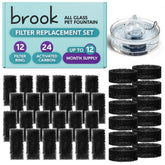 BROOK front packaging showing filters and benefit of original replacement