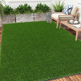bsmathom front packaging showing full 5x8ft rug with natural appearance and instant greenery