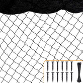 BSTPCOO front packaging of heavy duty bird netting showing size and brand benefits