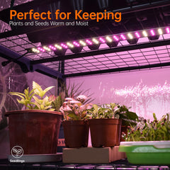 Bstrip zippered PVC cover open to reveal plants and allow quick access and ventilation