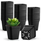 BTPLASTIK front view of 80-pack pots showing compact storage benefit