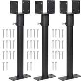 BTRAM saddle riser front view showing sturdy stainless-steel support and durable finish