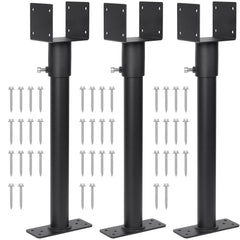 BTRAM saddle riser front view showing sturdy stainless-steel support and durable finish