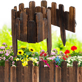 Bucherry front view assembled edging shows clean garden border benefit