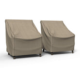Budge front view showing full cover protecting chair, stylish and protective