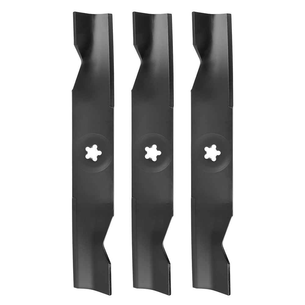 budrash front view of three 48-inch blades showing fit and finish benefit