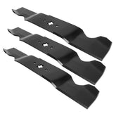 budrash front pack 54" blade tripack showing three blades and label, ensures correct replacement