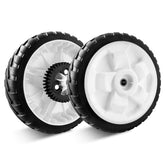 budrash front view of two replacement wheels showing ready-to-install fit
