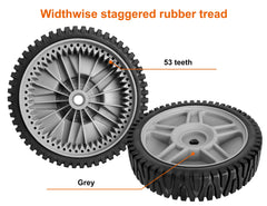 budrash wheel on axle installation in progress demonstrating easy one-wrench fit