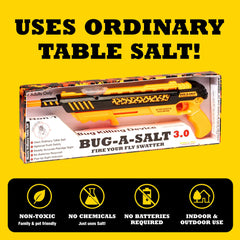 BUG-A-SALT salt hopper close-up showing durable design and easy reload benefit