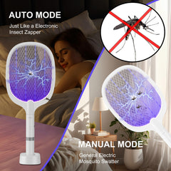 Bug Parking charging base closeup with purple attractant light for passive control