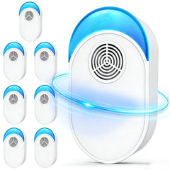 bugbeat front view plugged in showing compact design and easy outlet installation