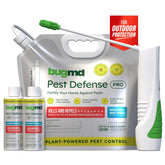 BugMD front packaging showing pest defense pro protecting outdoor spaces