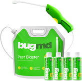 BugMD front view of kit showing sprayer and included bottles for fast setup