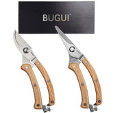 BUGUI front view of both shears showing elegant design and reliable performance
