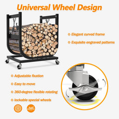 BUKLIYN loaded rack beside an indoor stove for convenient fire prep