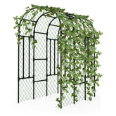 BUKLIYN front view of trellis showing full arch and garden benefit
