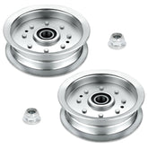 Bularie front view showing flat idler pulley and benefits of reliable tension
