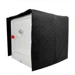 Buraku front view of packaged camp oven cover showing compact protection