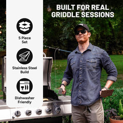 Burger Iron melting dome image showing trapped steam and faster cheese melting benefits