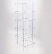 Burpee front view of three cages showing durable support and easy setup