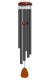 Bursvik front view of full 50-inch chime showing elegant black finish and deep tone