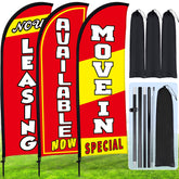 Buryeah flag front packaging showing red leasing message and immediate impact