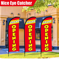 Buryeah metal ground stake installed securing flag for stable outdoor display