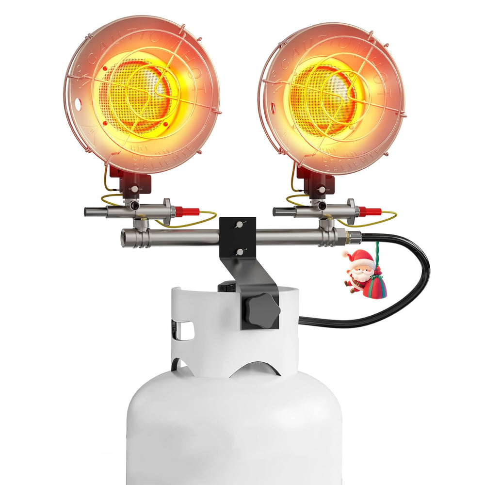 Buyplus front view of heater showing compact design and quick heat delivery