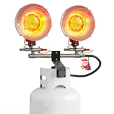 Buyplus front view of heater showing compact design and quick heat delivery