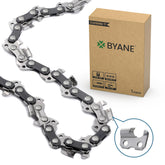 Byane front view of chain and packaging showing durable build and fit
