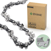 Byane front view of chain packaging showing product and specs for quick identification
