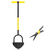 Byhagern front view of edger showing handle and blade for precise borders