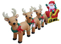 BZB Goods three reindeer detail emphasizing lifelike positioning