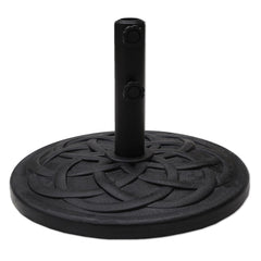 C-Hopetree front view of black base showing stable footprint and curb appeal