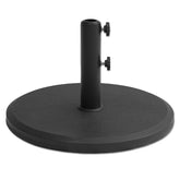 C-Hopetree front view of black patio base showing stable design and curb appeal