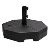 C-Hopetree front view of black base showing stable footprint and sleek profile