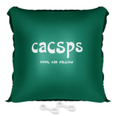 CACSPS front view of inflated pillow showing size and quick installation benefit