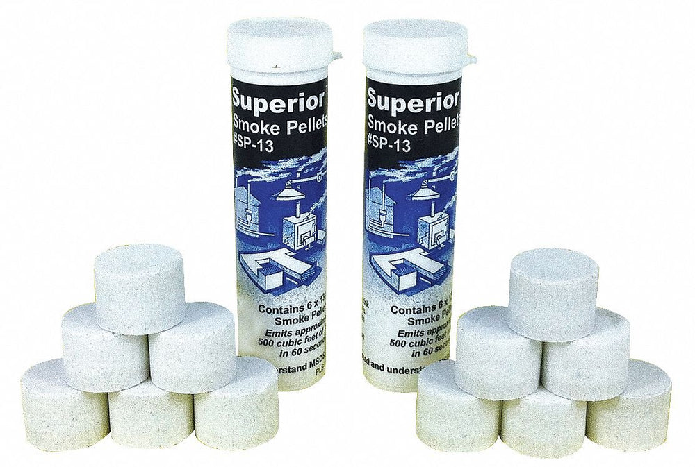 CAI Superior Smoke packaging front showing 12 pellets and resealable tubes for easy storage