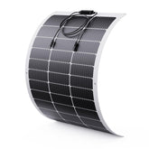 Callsun 100W flexible panel front view showing compact design and efficient output
