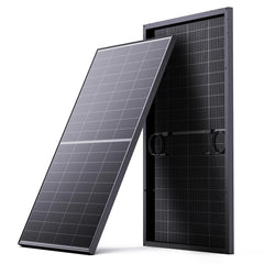 Callsun 200W front view showing panel face and power density benefit