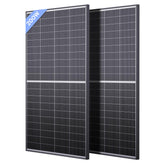 Callsun panel front view installed on a van rooftop showing increased energy capture