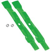 Caltric front view of deck blade showing shape and OEM fit benefit