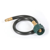 Camco 59843 front view showing ACME nut and 1/4" NPT fitting for secure connection